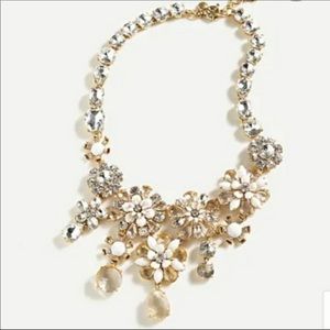 New Jcrew flower bloom statement necklace